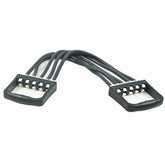 Professioneller Widerstands-Brustexpander mit 5 abnehmbaren Latexschläuchen – Starker Kabelbandzieher-Federtrainer